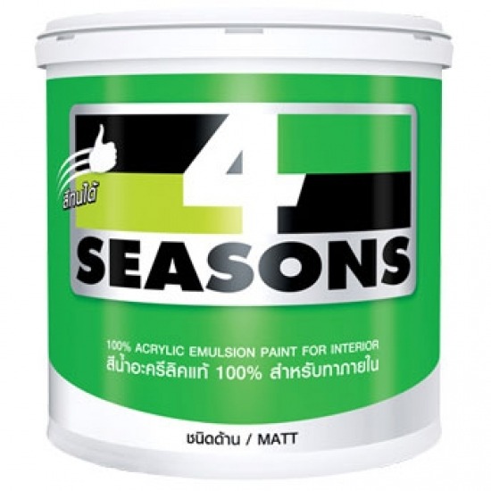 เจริญวรรณ อินดัสเทรียล บจก - TOA สีโฟรซีซั่นส์ 1GL, 1/4GL, 2.5GL